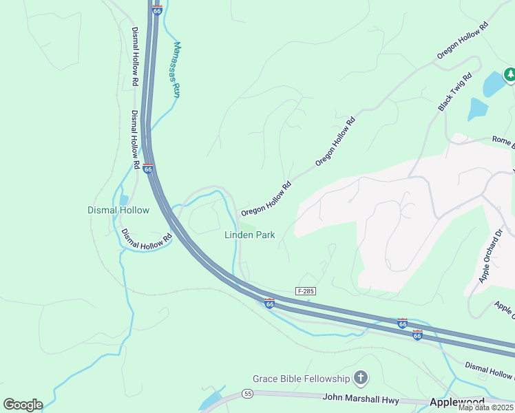 map of restaurants, bars, coffee shops, grocery stores, and more near 126 Oregon Hollow Road in Front Royal