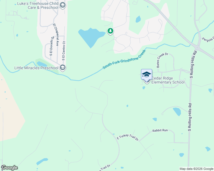 map of restaurants, bars, coffee shops, grocery stores, and more near 2630 South Winding Trail Drive in Columbia