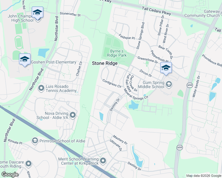 map of restaurants, bars, coffee shops, grocery stores, and more near 41864 Diabase Square in Loudoun