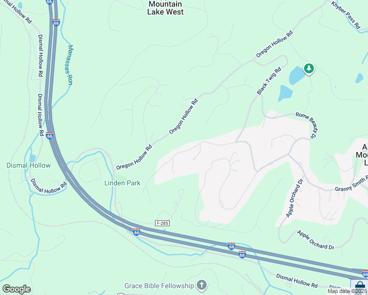 map of restaurants, bars, coffee shops, grocery stores, and more near 450 Grimes Golden Road in Apple Mountain Lake