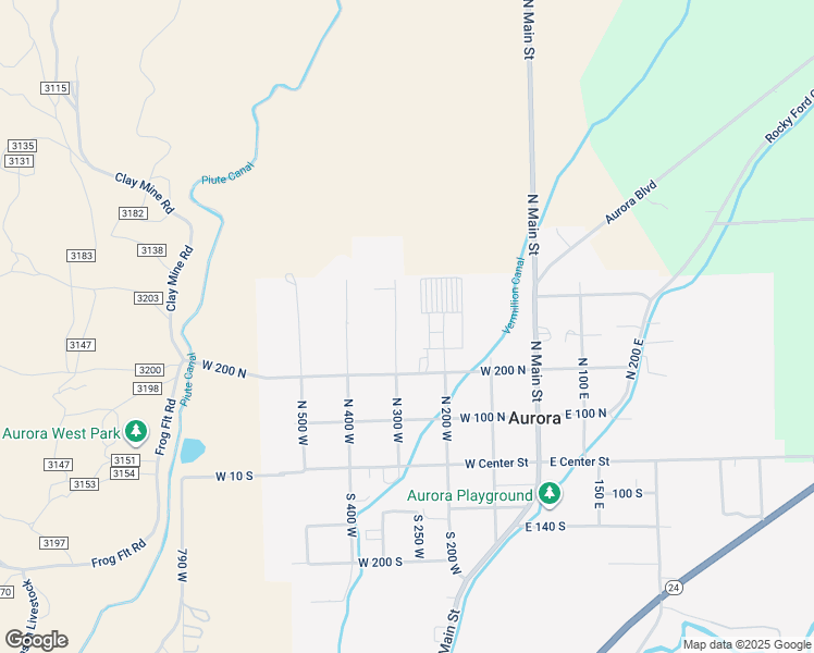 map of restaurants, bars, coffee shops, grocery stores, and more near 298 North 300 West in Aurora