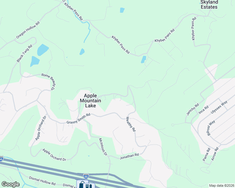 map of restaurants, bars, coffee shops, grocery stores, and more near 418 Northern Spy Drive in Linden