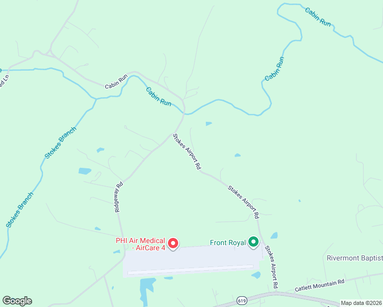 map of restaurants, bars, coffee shops, grocery stores, and more near 779 Stokes Airport Road in Front Royal