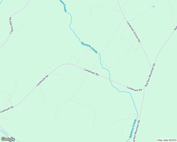 map of restaurants, bars, coffee shops, grocery stores, and more near 3050 Landmark Road in The Plains