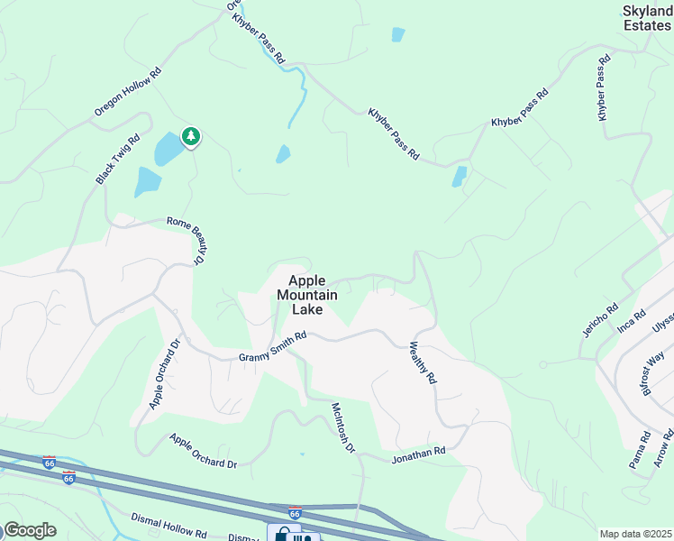 map of restaurants, bars, coffee shops, grocery stores, and more near 321 Northern Spy Drive in Linden