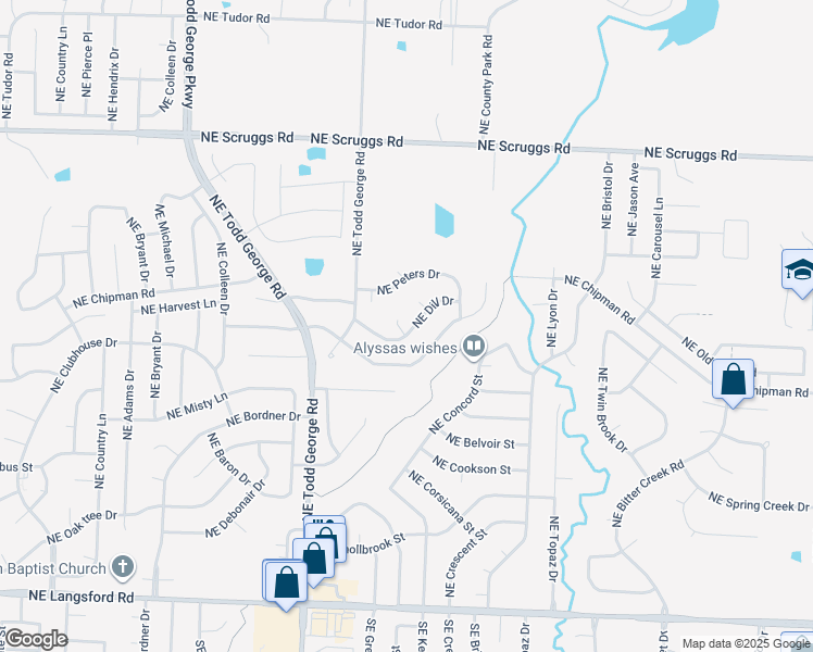 map of restaurants, bars, coffee shops, grocery stores, and more near 1937 Northeast Dill Drive in Lee's Summit