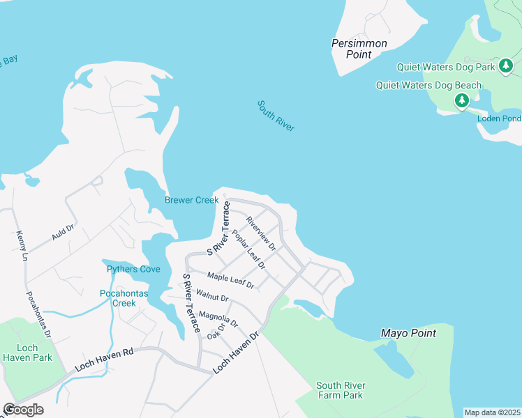 map of restaurants, bars, coffee shops, grocery stores, and more near 3479 South River Terrace in Edgewater