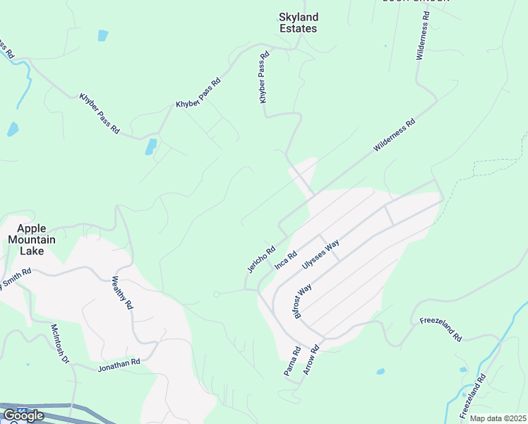 map of restaurants, bars, coffee shops, grocery stores, and more near 68 Blue Sky Road in Linden