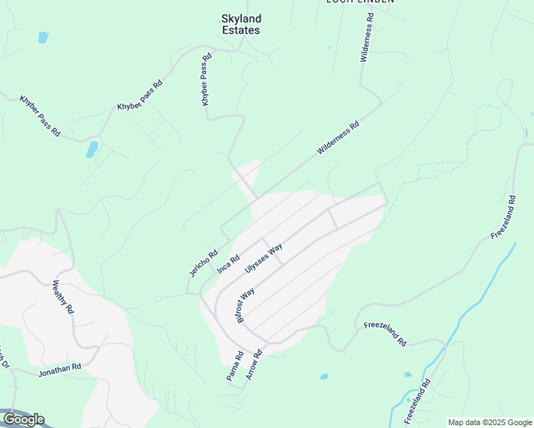 map of restaurants, bars, coffee shops, grocery stores, and more near 332 Jericho Road in Linden
