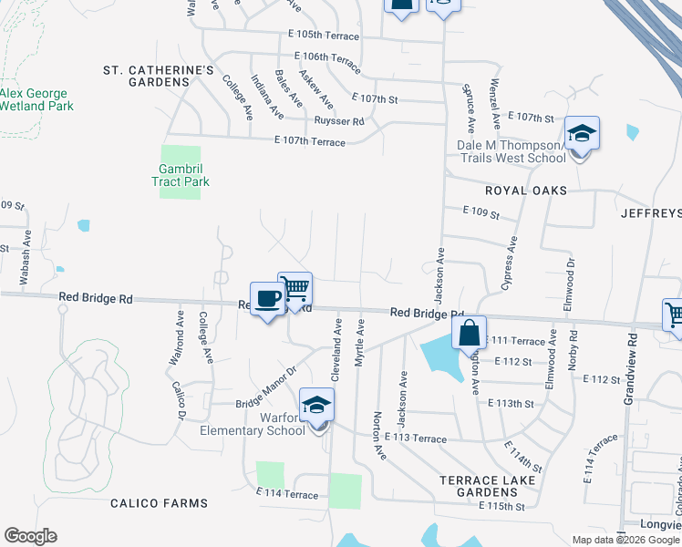 map of restaurants, bars, coffee shops, grocery stores, and more near in Kansas City
