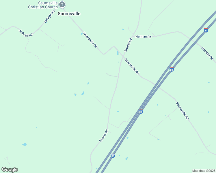 map of restaurants, bars, coffee shops, grocery stores, and more near 2715 Swartz Road in Woodstock
