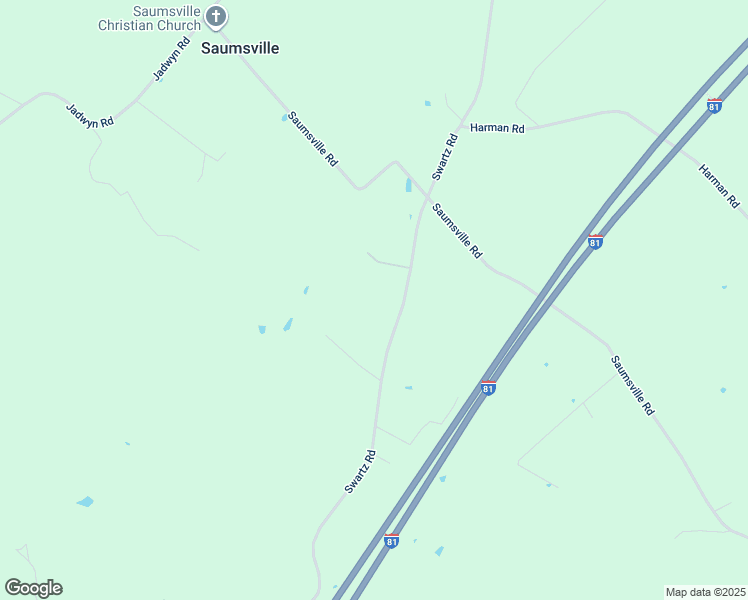 map of restaurants, bars, coffee shops, grocery stores, and more near 2715 Swartz Road in Woodstock