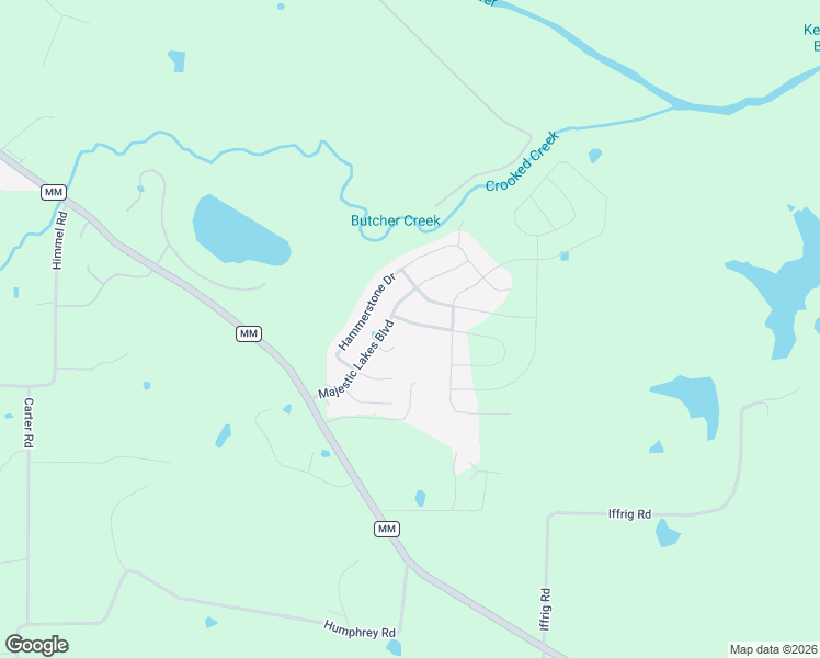 map of restaurants, bars, coffee shops, grocery stores, and more near 10 River Rock Drive in Moscow Mills