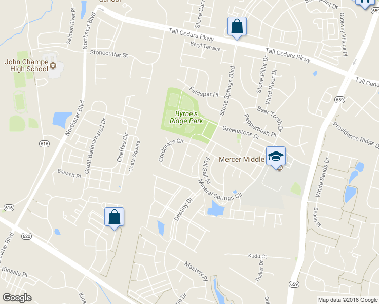 map of restaurants, bars, coffee shops, grocery stores, and more near 41892 White Mountain Court in Stone Ridge