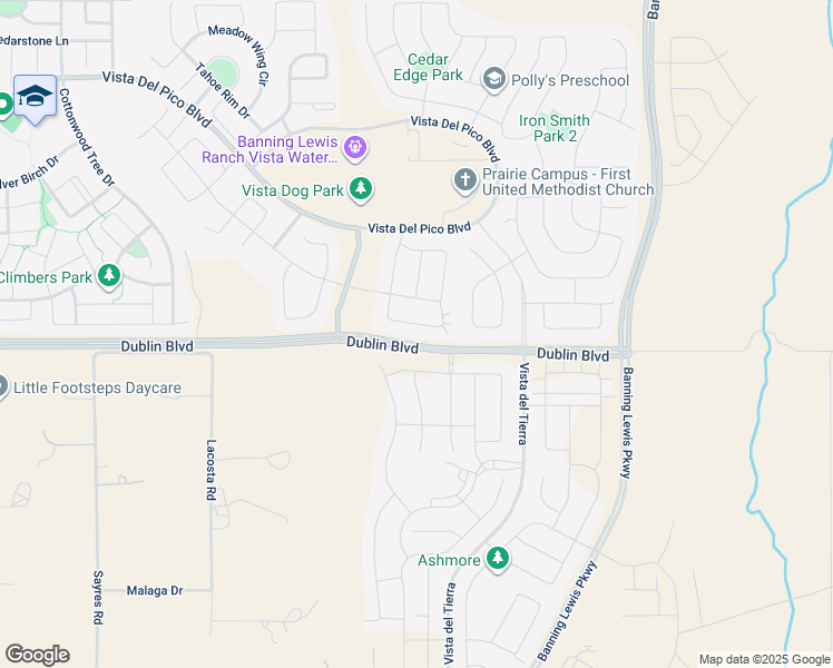 map of restaurants, bars, coffee shops, grocery stores, and more near 6222 John Muir Trail in Colorado Springs