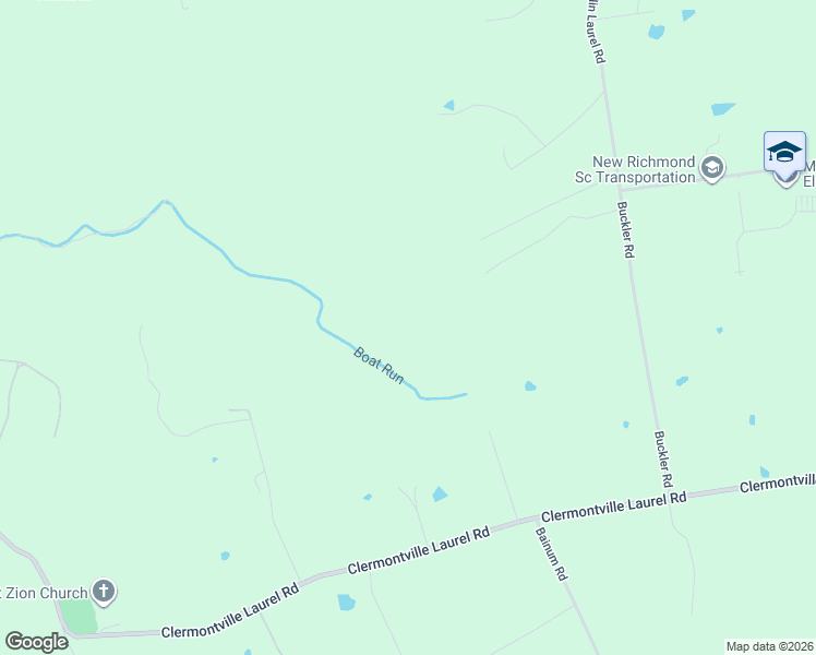 map of restaurants, bars, coffee shops, grocery stores, and more near in New Richmond