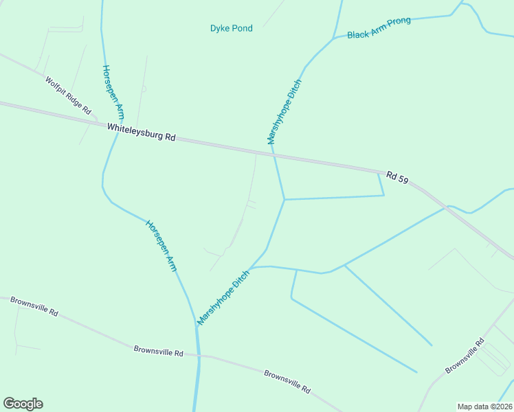 map of restaurants, bars, coffee shops, grocery stores, and more near 5918 Whiteleysburg Road in Harrington