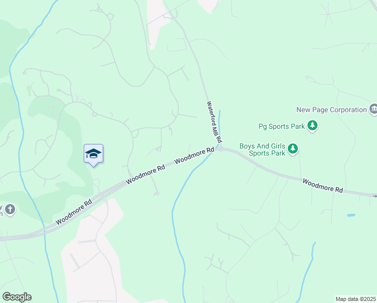 map of restaurants, bars, coffee shops, grocery stores, and more near 12806 Woodmore Road in Bowie