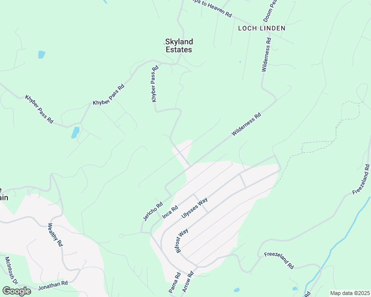 map of restaurants, bars, coffee shops, grocery stores, and more near 271 Blue Sky Road in Linden
