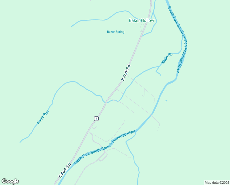 map of restaurants, bars, coffee shops, grocery stores, and more near 11127 South Fork Road in Moorefield