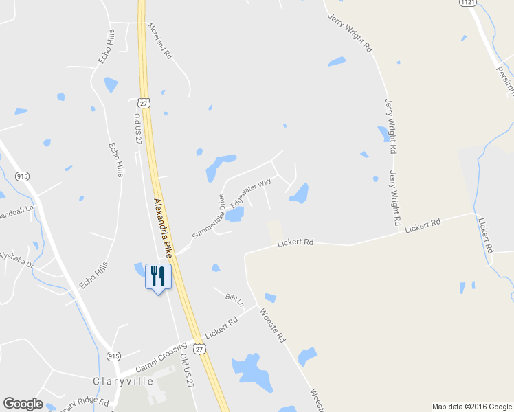 map of restaurants, bars, coffee shops, grocery stores, and more near 9745 Summerwind Court in Alexandria