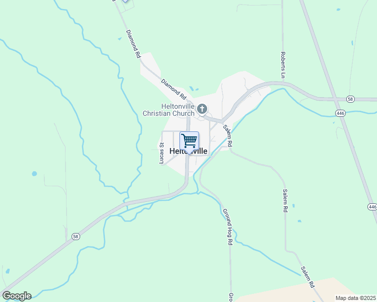 map of restaurants, bars, coffee shops, grocery stores, and more near in Heltonville