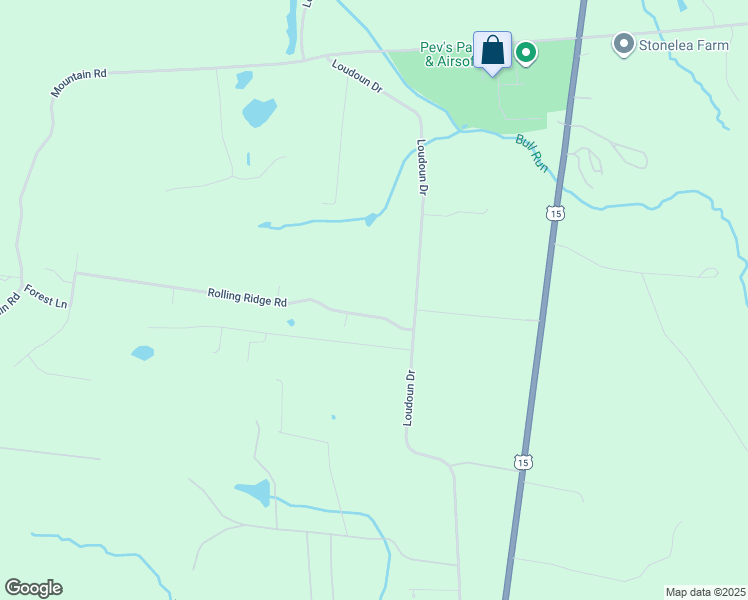 map of restaurants, bars, coffee shops, grocery stores, and more near 15000 Rolling Ridge Road in Haymarket