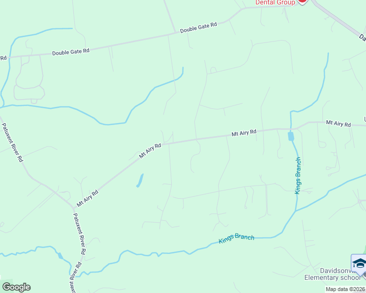 map of restaurants, bars, coffee shops, grocery stores, and more near 1081 Mount Airy Road in Davidsonville