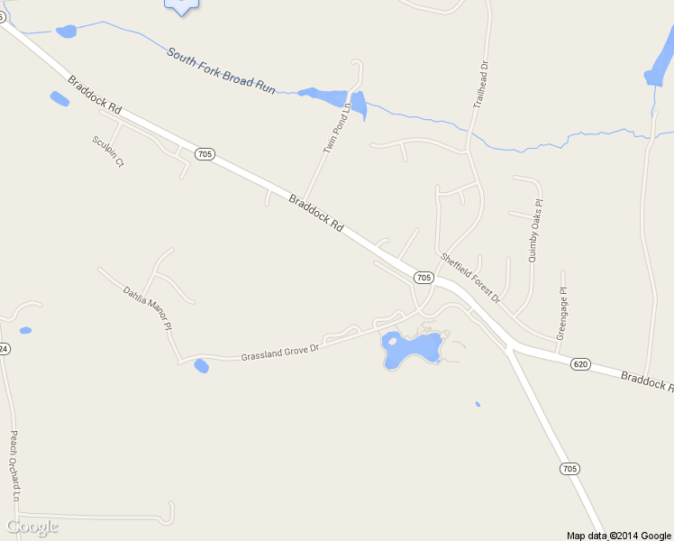 map of restaurants, bars, coffee shops, grocery stores, and more near 40929 Braddock Rd in Aldie