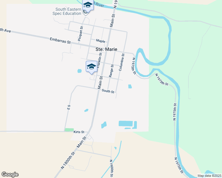 map of restaurants, bars, coffee shops, grocery stores, and more near 320 Range Street in Sainte Marie