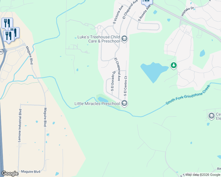map of restaurants, bars, coffee shops, grocery stores, and more near 2082 South Alamos Place in Columbia