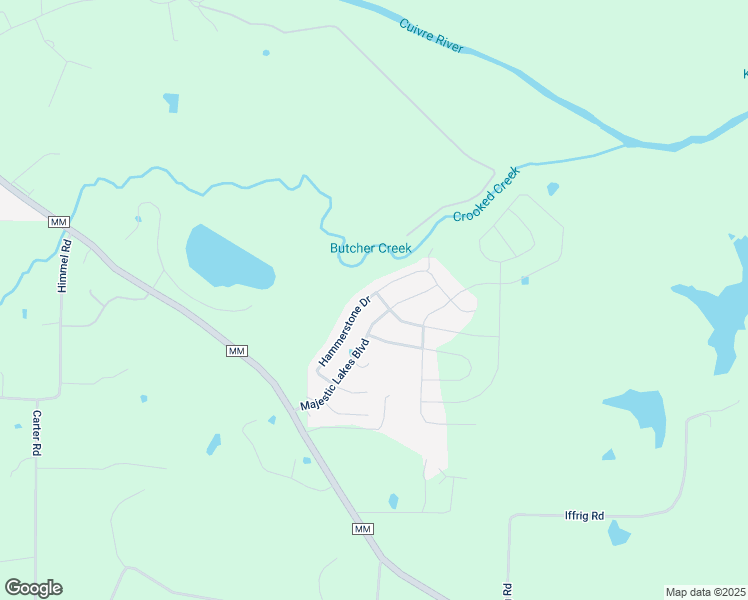 map of restaurants, bars, coffee shops, grocery stores, and more near 275 Hammerstone Drive in Moscow Mills