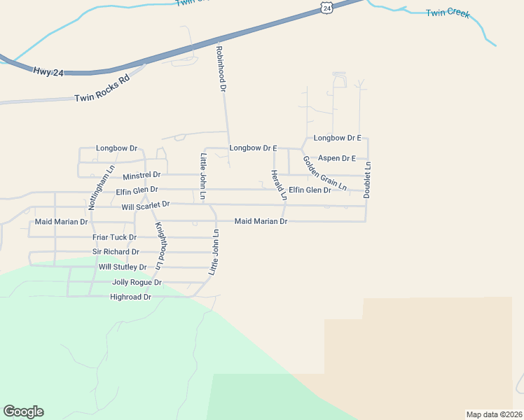 map of restaurants, bars, coffee shops, grocery stores, and more near 1146 Will Scarlet Drive in Divide