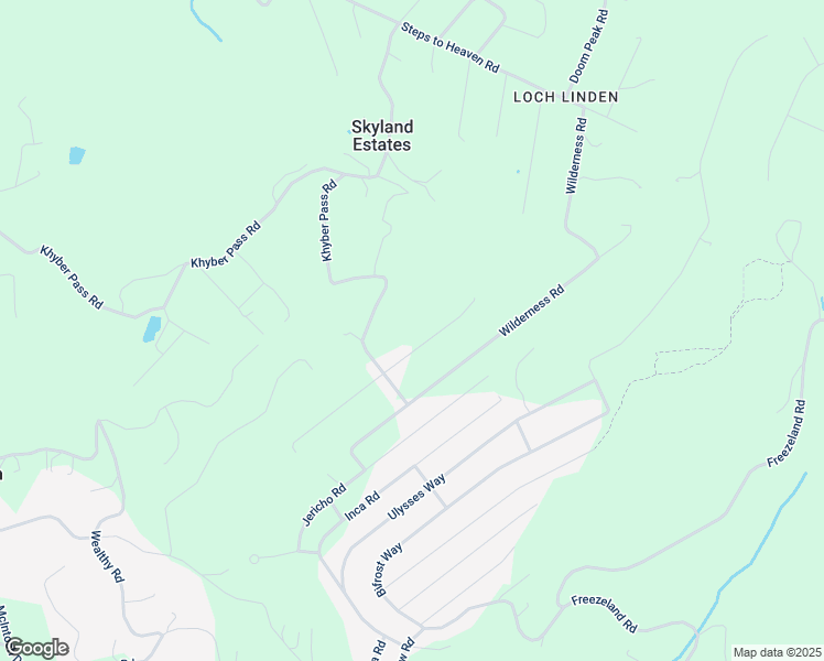 map of restaurants, bars, coffee shops, grocery stores, and more near 387 Blue Sky Road in Linden