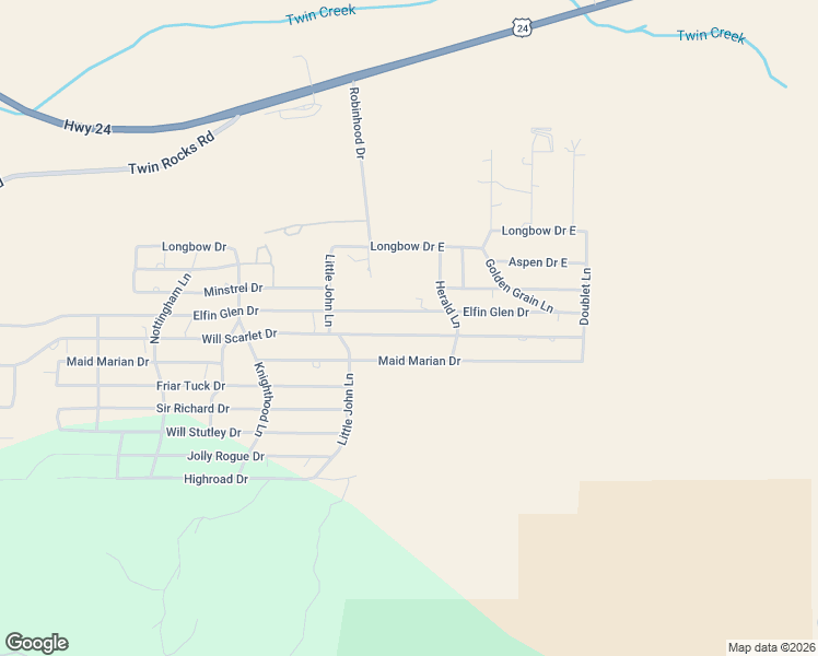 map of restaurants, bars, coffee shops, grocery stores, and more near 1146 Will Scarlet Drive in Divide