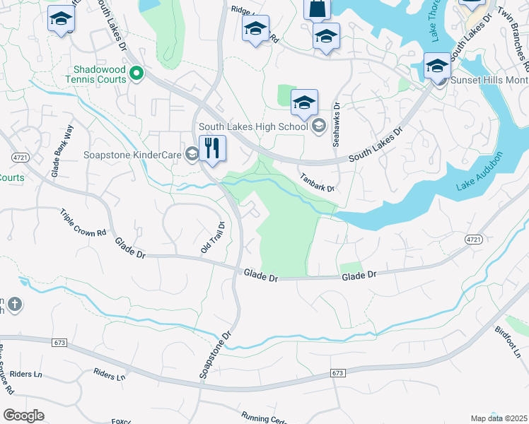 map of restaurants, bars, coffee shops, grocery stores, and more near 11509 Hearthstone Court in Reston