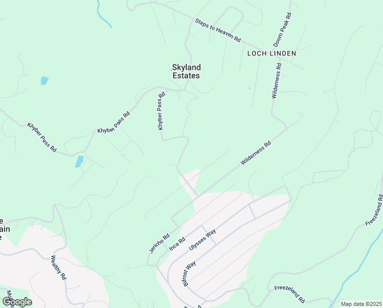 map of restaurants, bars, coffee shops, grocery stores, and more near 1739 Khyber Pass Rd in Linden