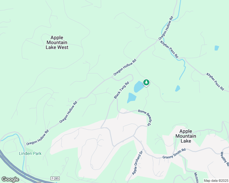 map of restaurants, bars, coffee shops, grocery stores, and more near 285 Black Twig Road in Linden