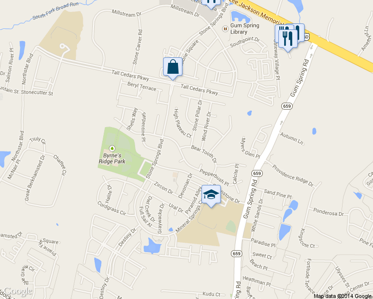 map of restaurants, bars, coffee shops, grocery stores, and more near 42033 Bear Tooth Drive in Aldie