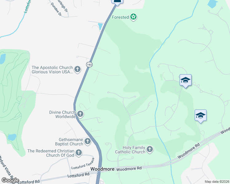 map of restaurants, bars, coffee shops, grocery stores, and more near 11718 Brookeville Landing Court in Bowie