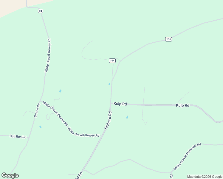 map of restaurants, bars, coffee shops, grocery stores, and more near 350 Richard Road in Minford