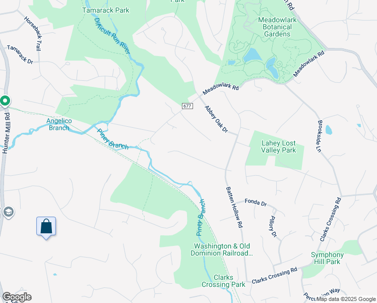 map of restaurants, bars, coffee shops, grocery stores, and more near 9816 Fosbak Drive in Vienna