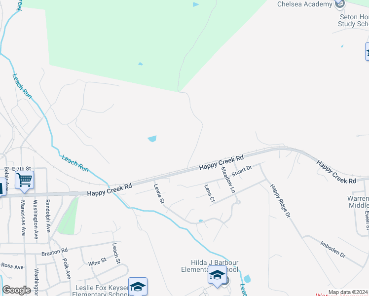 map of restaurants, bars, coffee shops, grocery stores, and more near in Front Royal