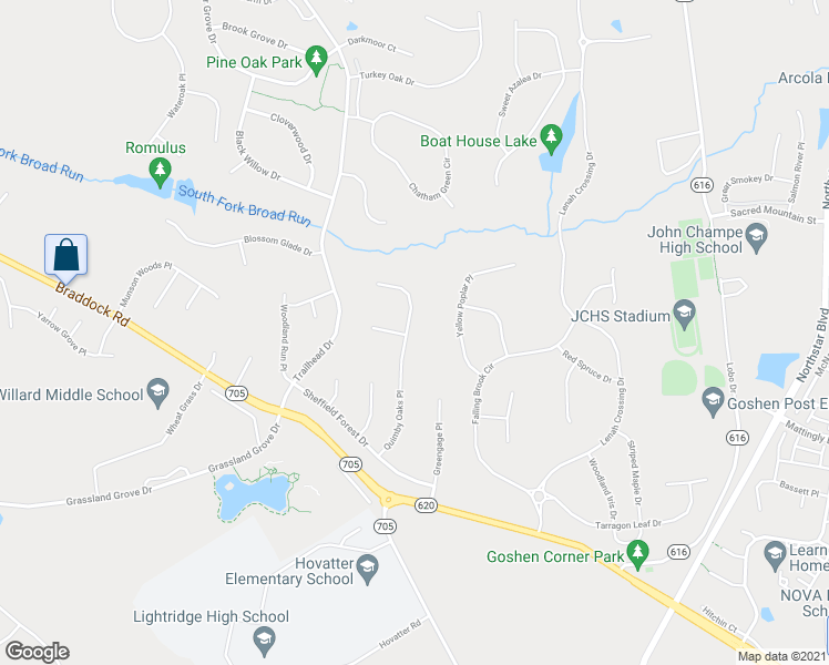 map of restaurants, bars, coffee shops, grocery stores, and more near 24882 Quimby Oaks Place in Aldie