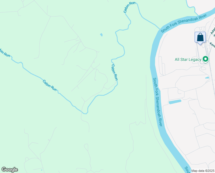 map of restaurants, bars, coffee shops, grocery stores, and more near 297 Cedar Mountain Lane in Front Royal