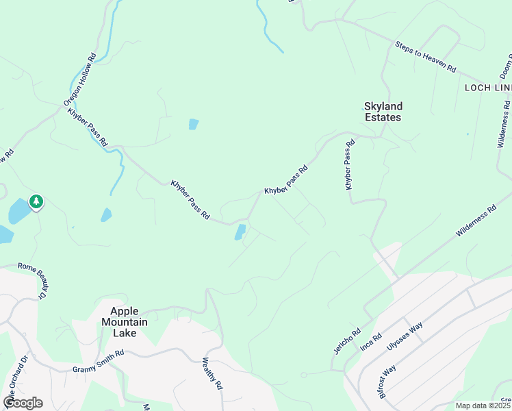 map of restaurants, bars, coffee shops, grocery stores, and more near 860 Khyber Pass Road in Skyland Estates