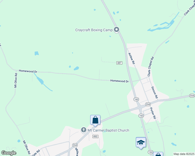 map of restaurants, bars, coffee shops, grocery stores, and more near 19 Hawthorne Lane in Bidwell