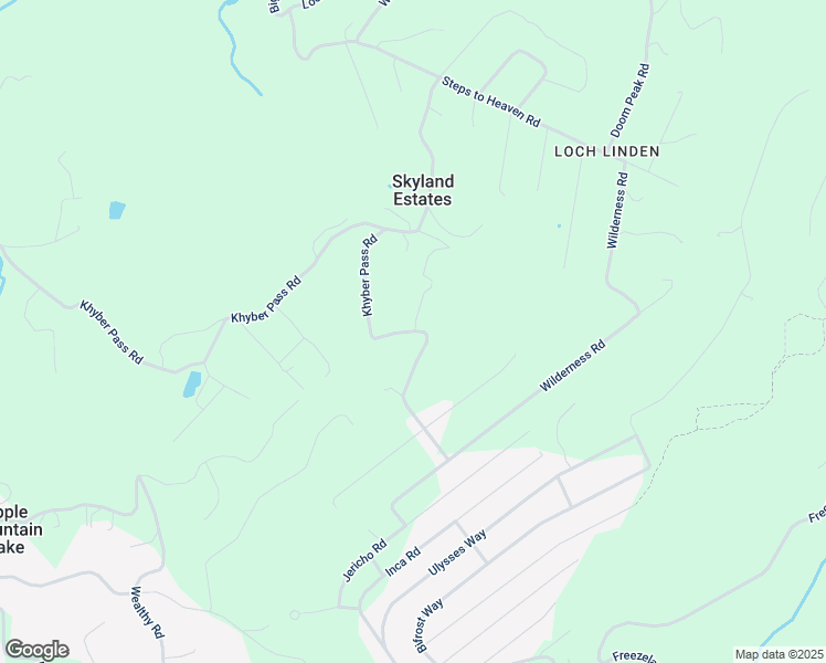 map of restaurants, bars, coffee shops, grocery stores, and more near 1641 Khyber Pass Road in Linden