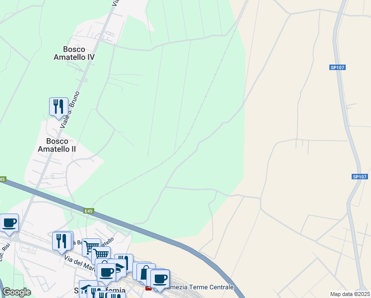 map of restaurants, bars, coffee shops, grocery stores, and more near in Province of Catanzaro