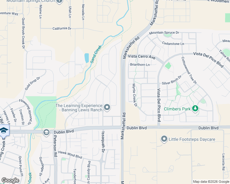 map of restaurants, bars, coffee shops, grocery stores, and more near 6942 Mustang Rim Drive in Colorado Springs